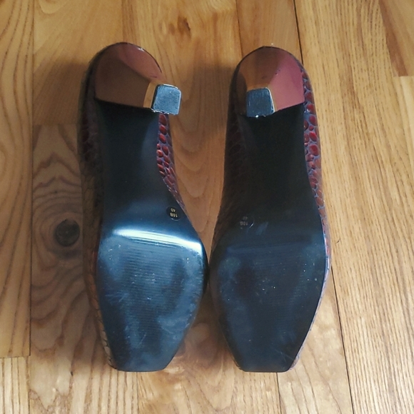 BCBGirls Open-Toe Platform Heels - Picture 5 of 6